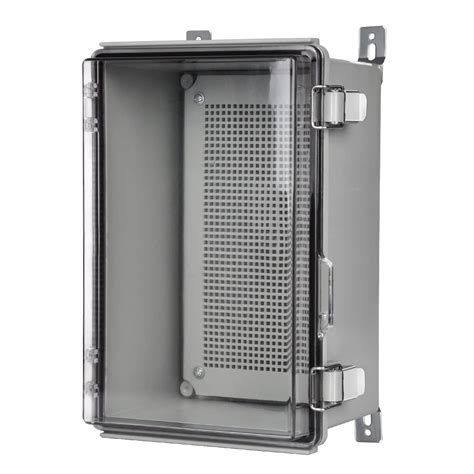 block plastic cover electrical box|electrical box with clear cover.